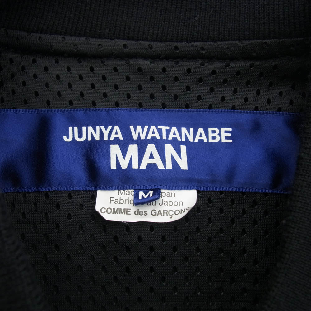JUNYA WATANABE COMME des GARCONS MAN ジュンヤワタナベコムデギャルソンマン 23AW WL-J003 Wool Serge Bonding Blouson ウールサージ ボンディング ブルゾン MA-1 ブラック系 M【中古】