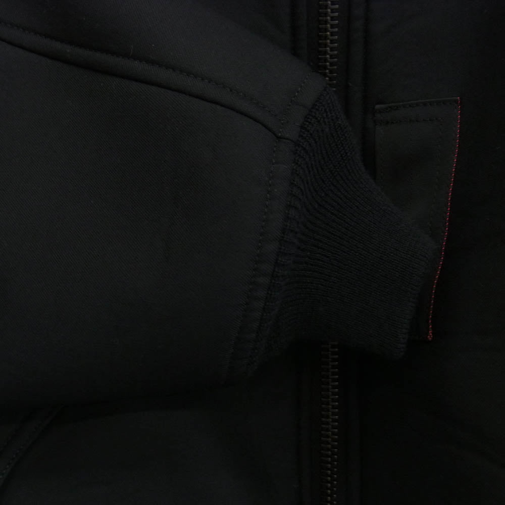 JUNYA WATANABE COMME des GARCONS MAN ジュンヤワタナベコムデギャルソンマン 23AW WL-J003 Wool Serge Bonding Blouson ウールサージ ボンディング ブルゾン MA-1 ブラック系 M【中古】