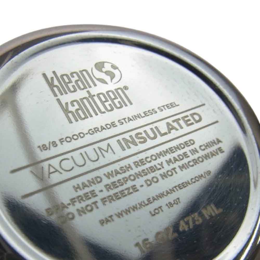 HYSTERIC GLAMOUR ヒステリックグラマー klean kanteen インスレート ステンレス ボトル 水筒【新古品】【未使用】【中古】