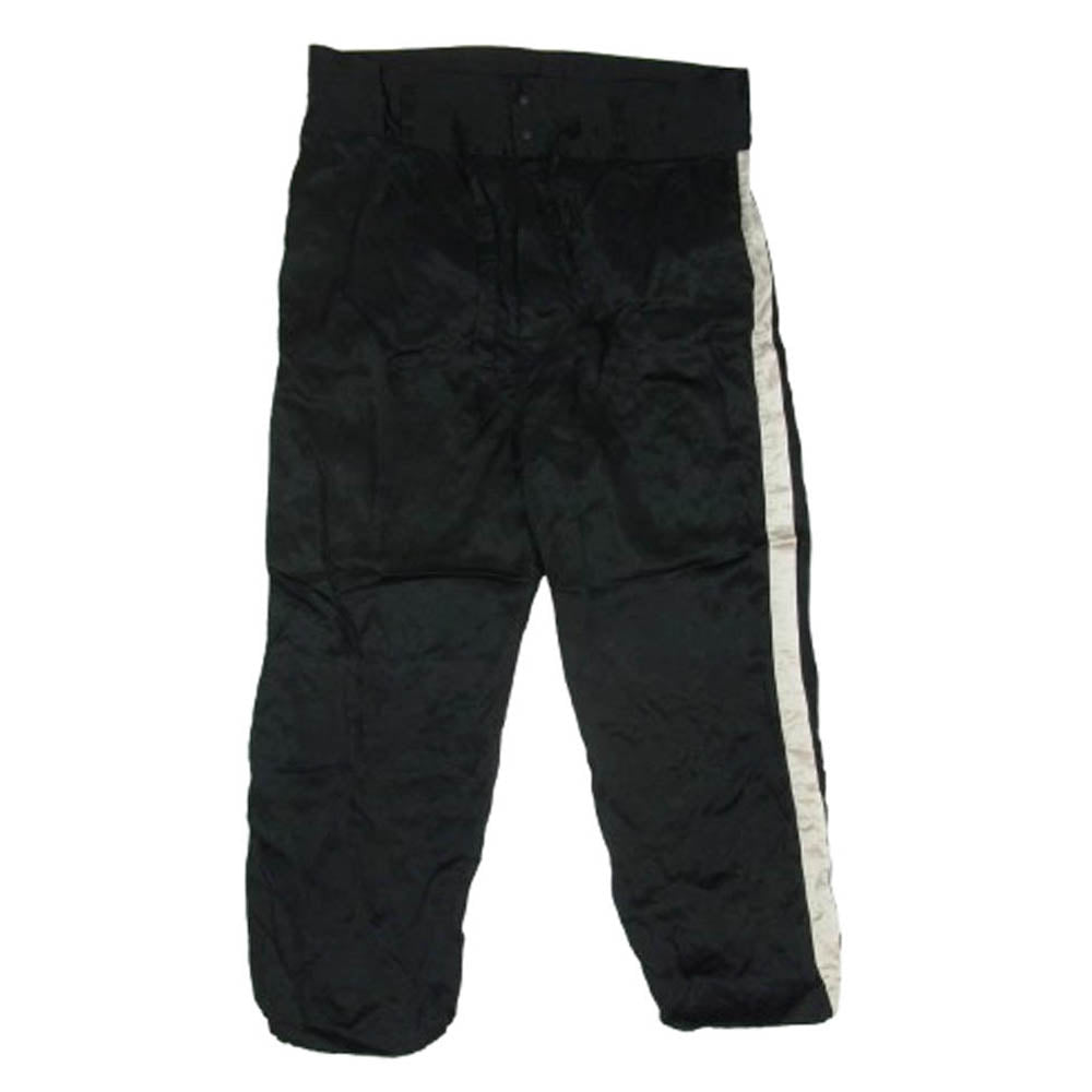 サスクワッチファブリックス 18SS 18SS-PA9-006 HI-WAIST SATIN PANTS ハイウエスト サイドライン トラックパンツ ブラック系 L【中古】