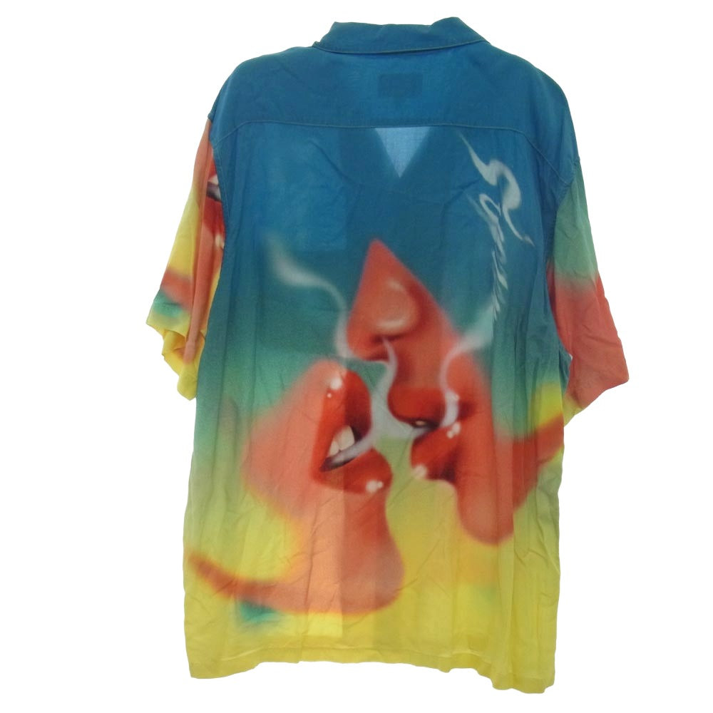 Supreme シュプリーム 20AW Blow Back Rayon S/S Shirt ブローバック レーヨン 半袖 アロハシャツ マルチカラー系 L【中古】