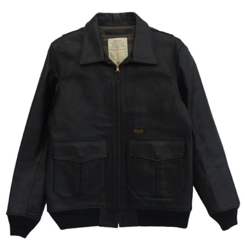 NEIGHBORHOOD ネイバーフッド ホースハイド A-2 レザー ジャケット ブラック系 L【中古】