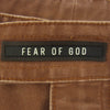 FEAR OF GOD フィアオブゴッド Double Front Work Pants ナイロン切替 キャンバス ダブルフロント ワークパンツ ブラウン系 L【中古】