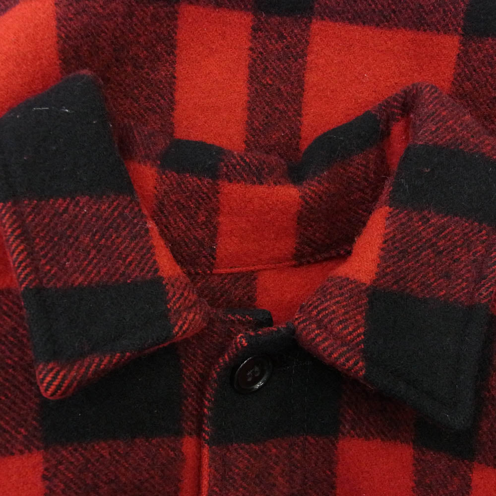 FILSON フィルソン マッキーノクルーザー チェック ウール ジャケット レッド系 ブラック系 38【中古】