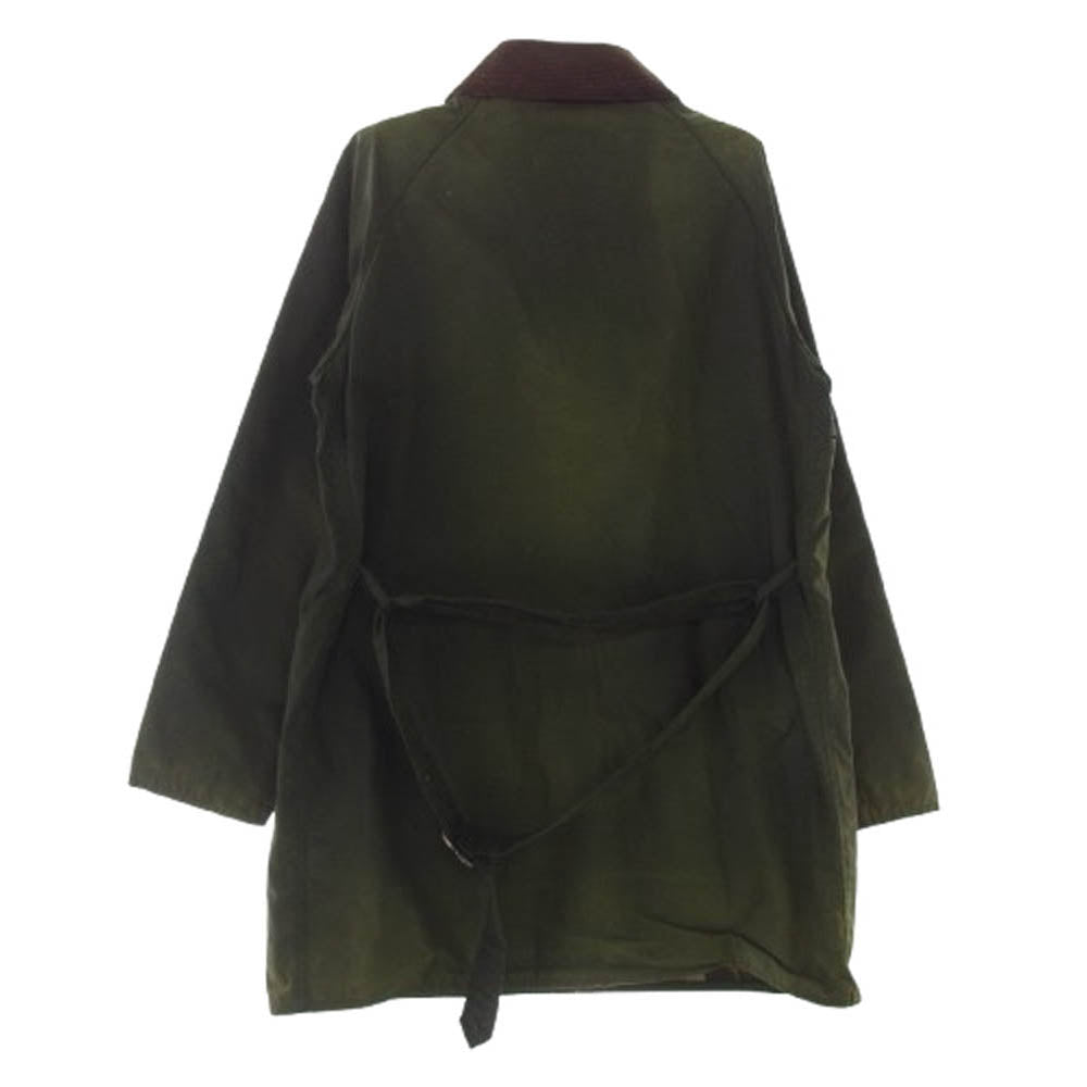 Barbour バブアー MWX1041SG51 SOLWAY ZIP ソルウェイジップ オイルド ジャケット カーキ系 38【中古】