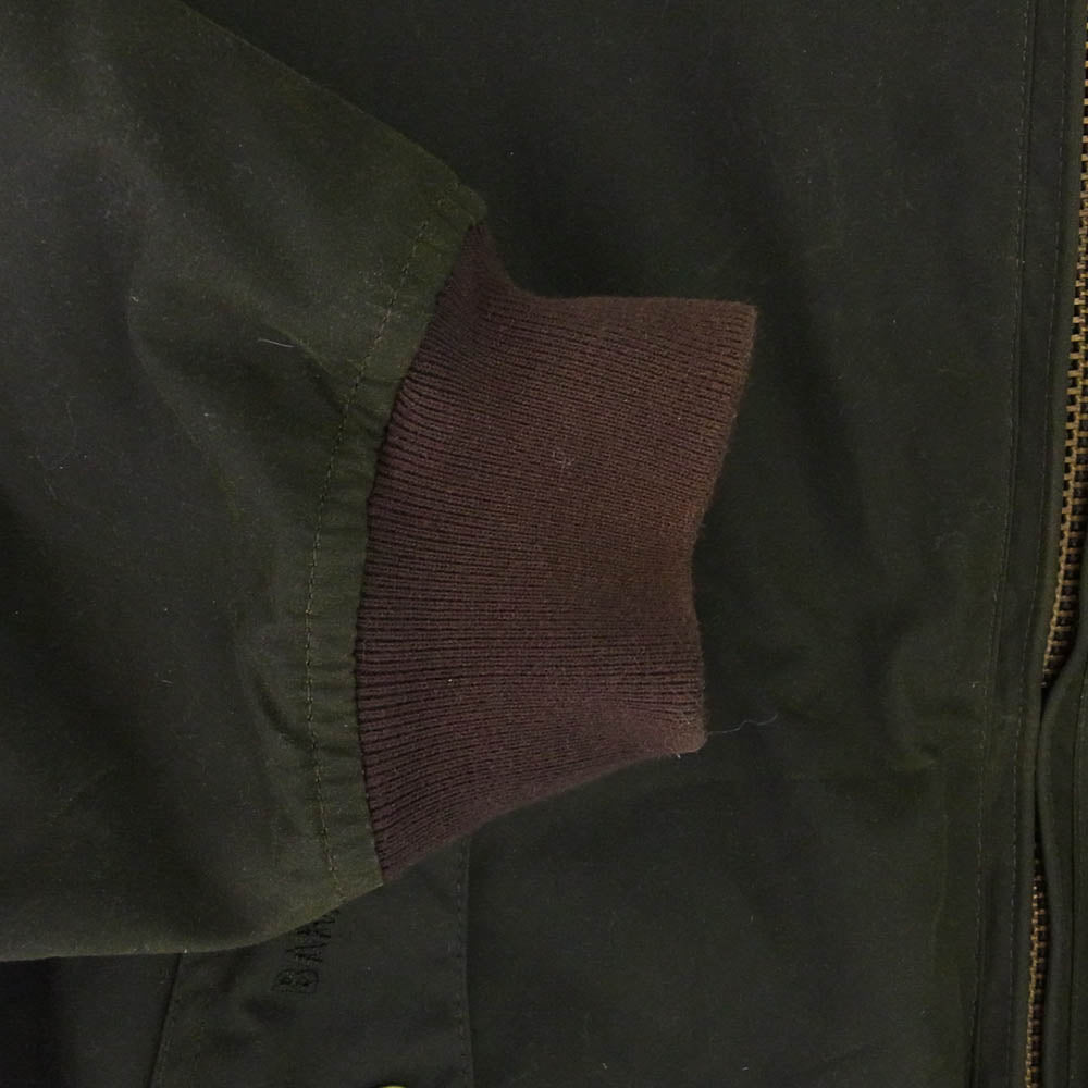 Barbour バブアー 24AW 242MWX2327 × Baracuta バラクータ WAX JACKET G9 ワックス オイルド ジャケット ブルゾン カーキ系 M【中古】