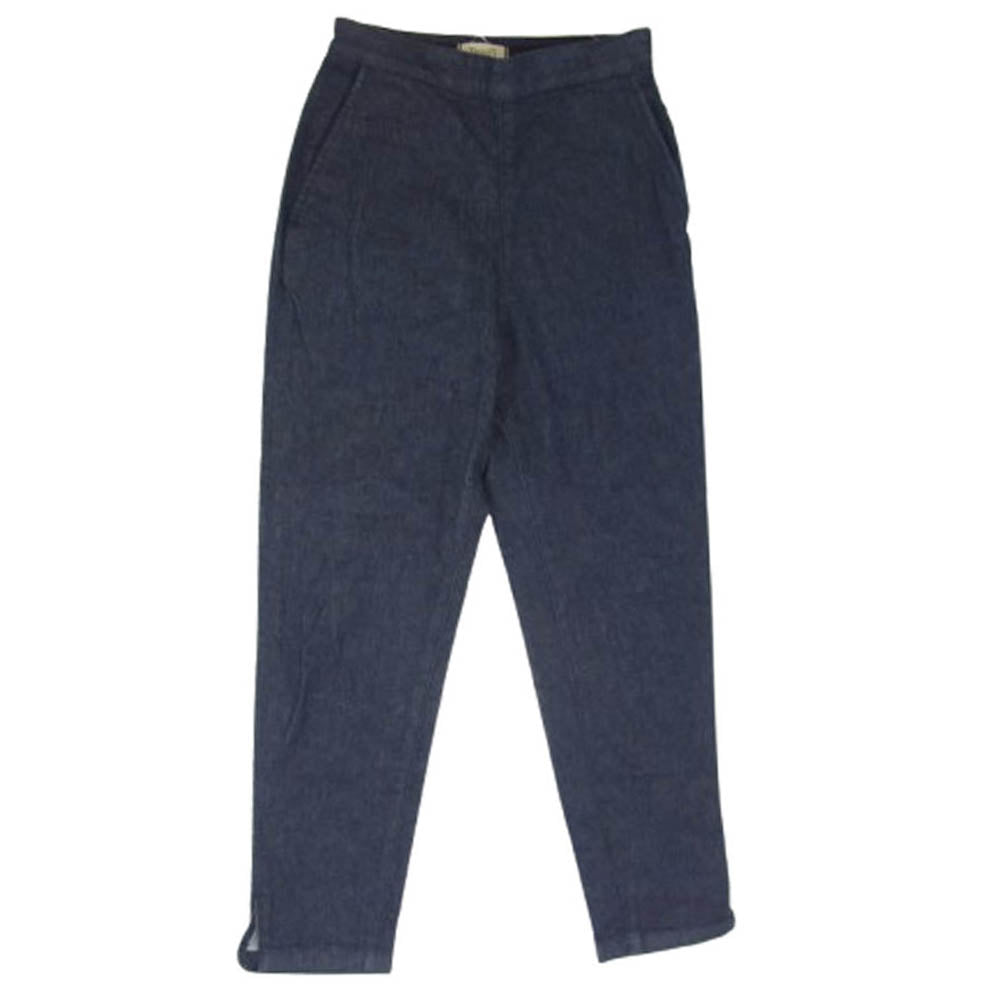 YANUK ヤヌーク 57152511 × 樋口かほり サイドジップフライ テーパード デニムパンツ ジーンズ インディゴブルー系 M【中古】