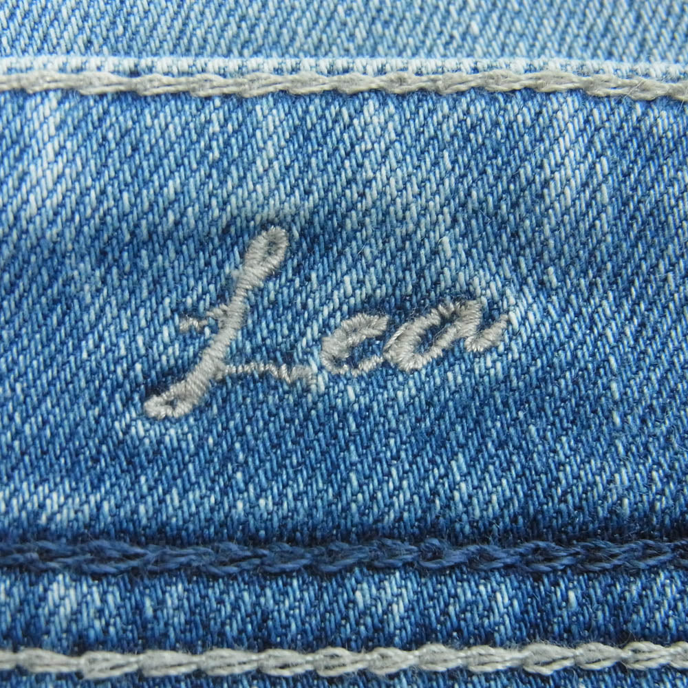 YANUK ヤヌーク 57121232 Lea ジップフライ ストレート デニム パンツ ジーンズ インディゴブルー系 APS 23【中古】