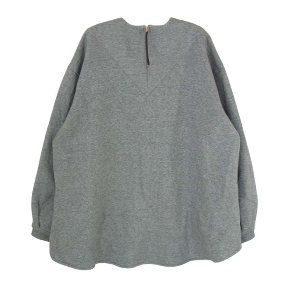 THE RERACS ザリラクス 20FW-RECS-268L ハーフジップ スウェット トレーナー グレー系 36【中古】
