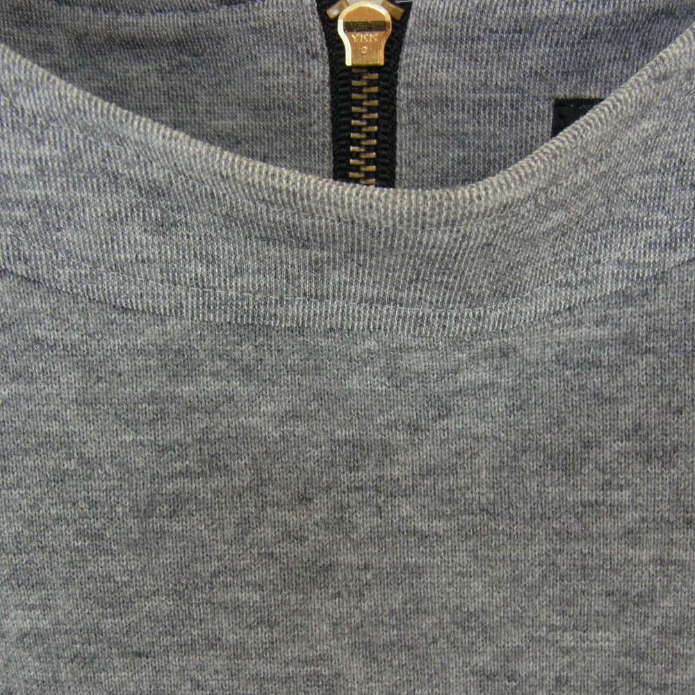 THE RERACS ザリラクス 20FW-RECS-268L ハーフジップ スウェット トレーナー グレー系 36【中古】