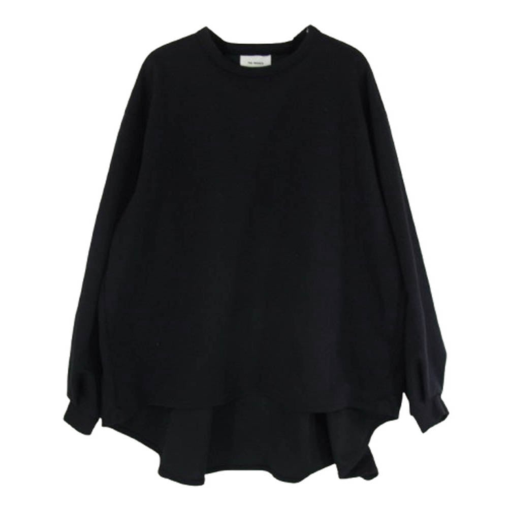 THE RERACS ザリラクス 21AW 21FW-RECS-328L オーバーシルエット クルーネック ロングスリーブ 長袖 カットソー ブラック系 36【中古】