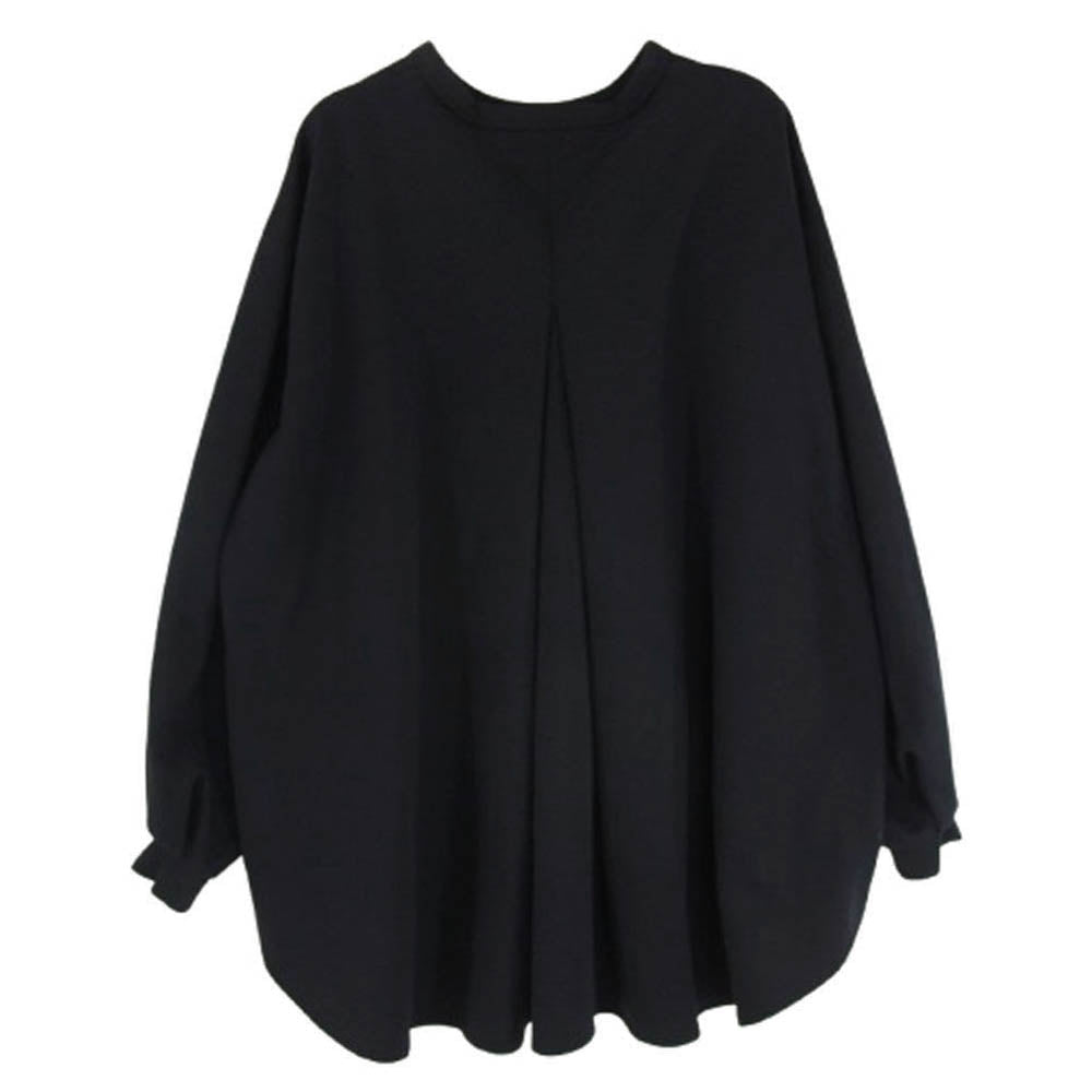 THE RERACS ザリラクス 21AW 21FW-RECS-328L オーバーシルエット クルーネック ロングスリーブ 長袖 カットソー ブラック系 36【中古】