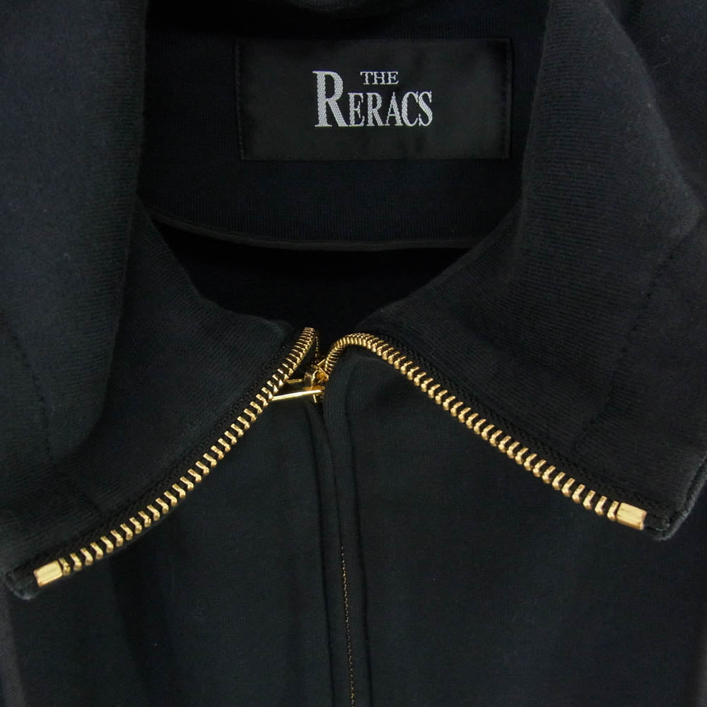 THE RERACS ザリラクス 19SS 19SS-REBL-199L ダブルジップ フーディー パーカー ブラック系 F【中古】