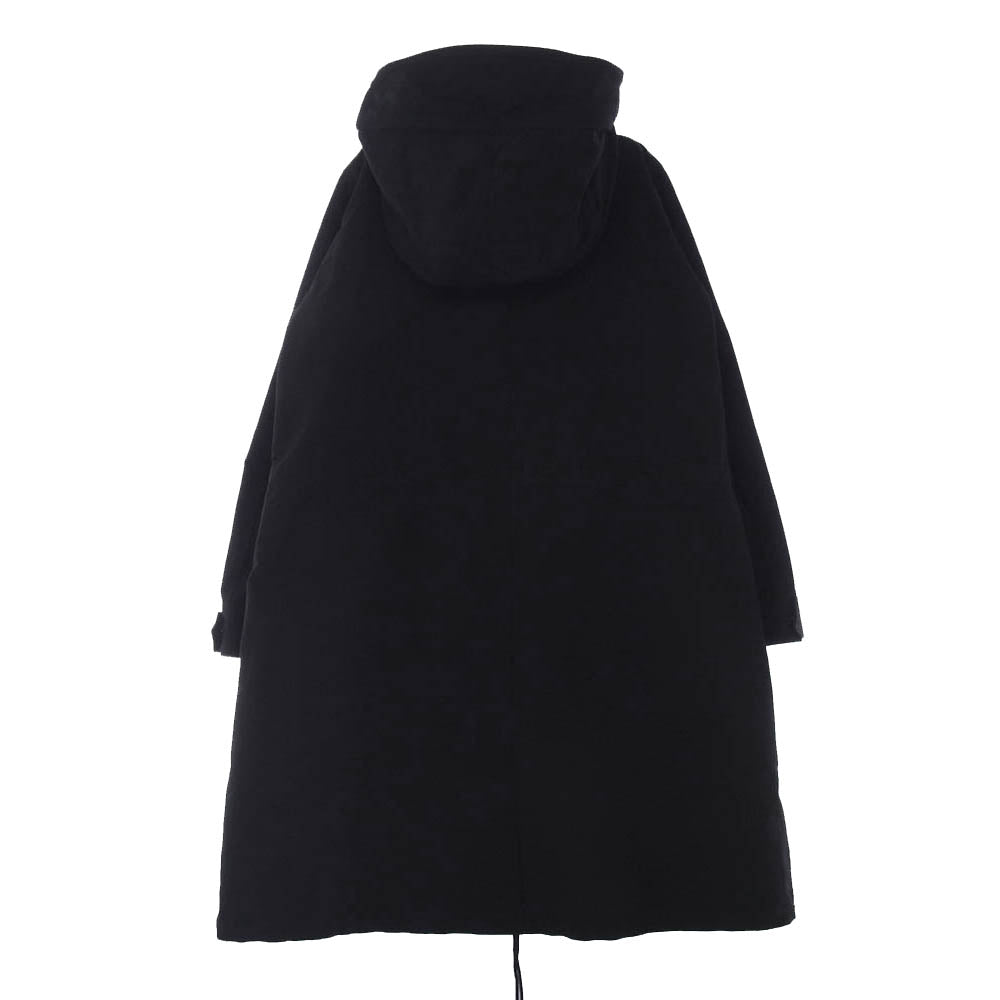 THE RERACS ザリラクス 16AW 16FW-RECT-115L ジップアップ フーデッド モッズコート ブラック系 38【中古】