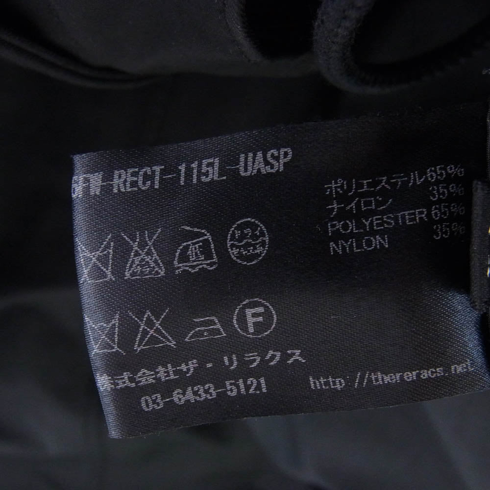 THE RERACS ザリラクス 16AW 16FW-RECT-115L ジップアップ フーデッド モッズコート ブラック系 38【中古】