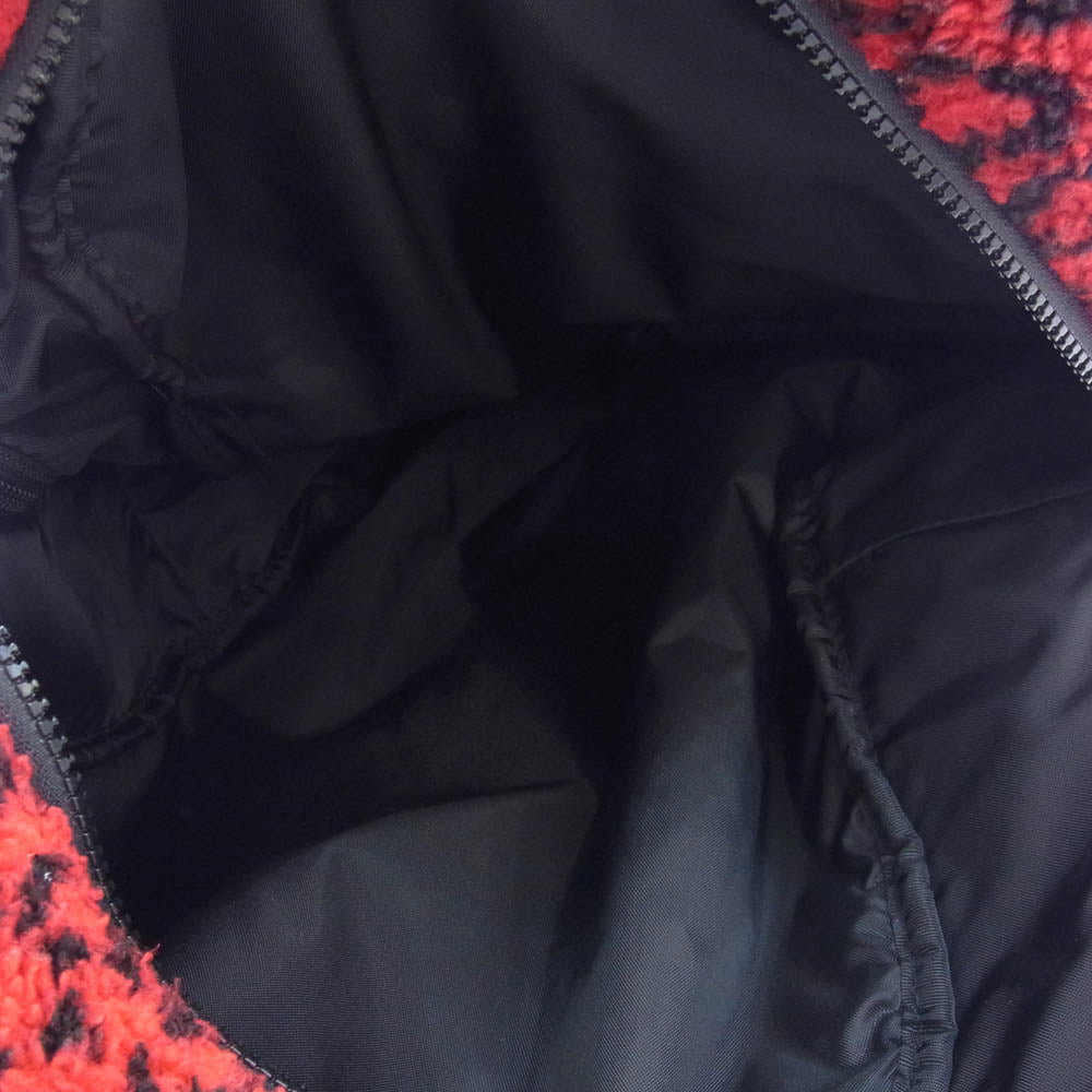 Supreme シュプリーム 17AW Leopard Fleece Backpack レオパード フリース バックパック リュック レッド系 レッド系【中古】