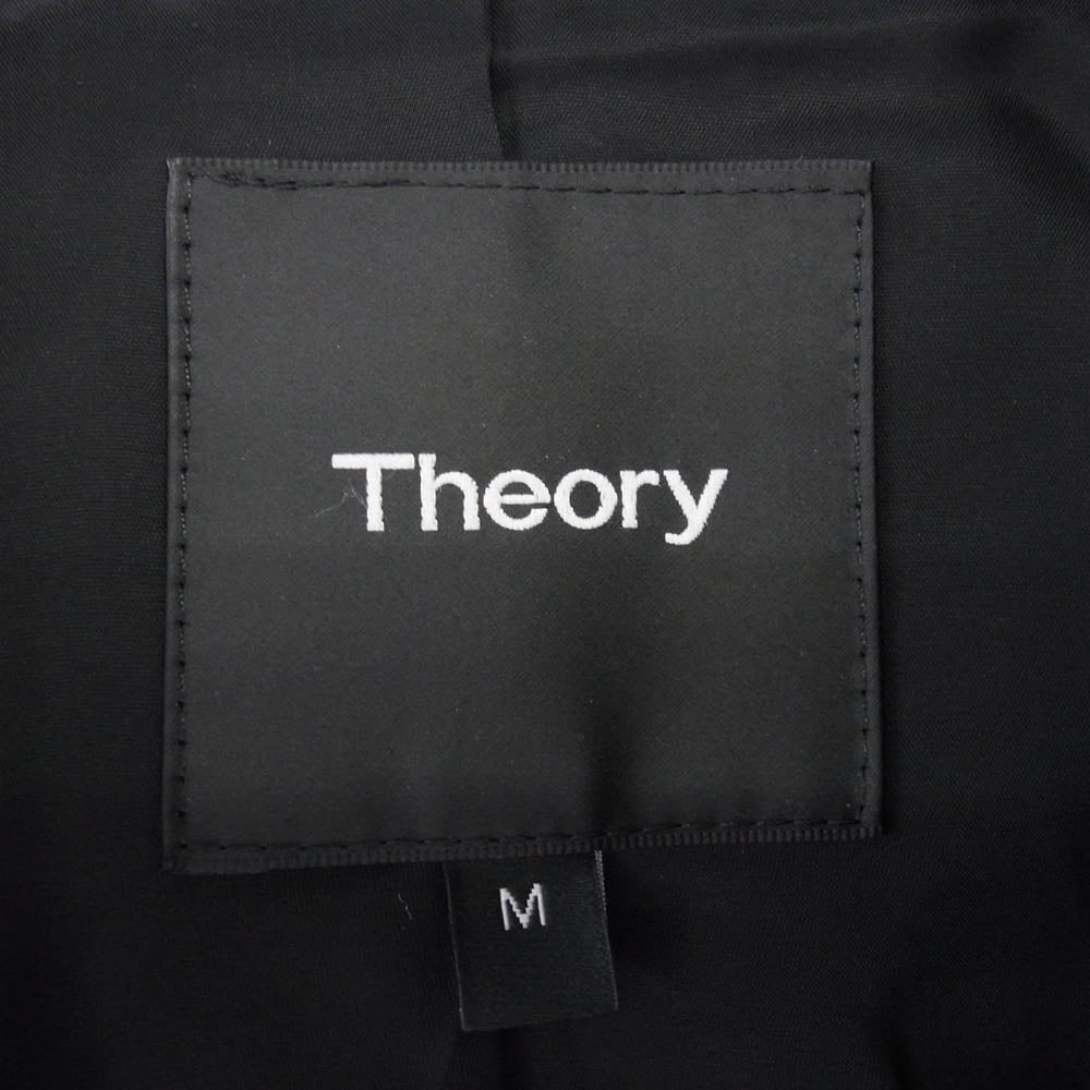 theory セオリー レザー ダブル ライダースジャケット ブラック系 M【中古】
