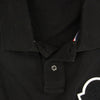 MONCLER モンクレール 19SS E10918322000 84556 モンクレールジャパンタグ MAGLIA POLO MANICA CORTA ワッペンデザイン コットン 半袖 ポロシャツ ブラック系 M【中古】