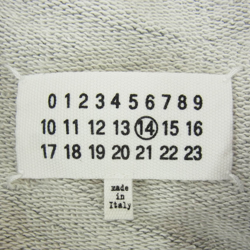 MAISON MARGIELA メゾンマルジェラ 18AW S50GU0064 S25279 STEREOTYPE 四つタグ デザイン スウェット トレーナー グレー系 44【中古】