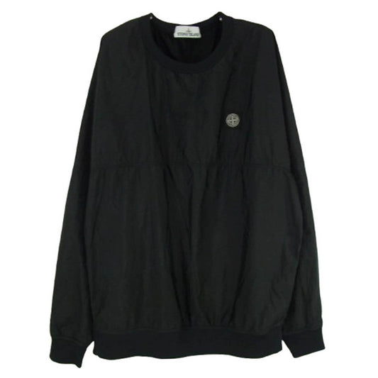 STONE ISLAND ストーンアイランド 711563036 Nylon Metal Watro Sweat ロゴ刺繍 ナイロン スウェット トレーナー ブラック系 M【中古】