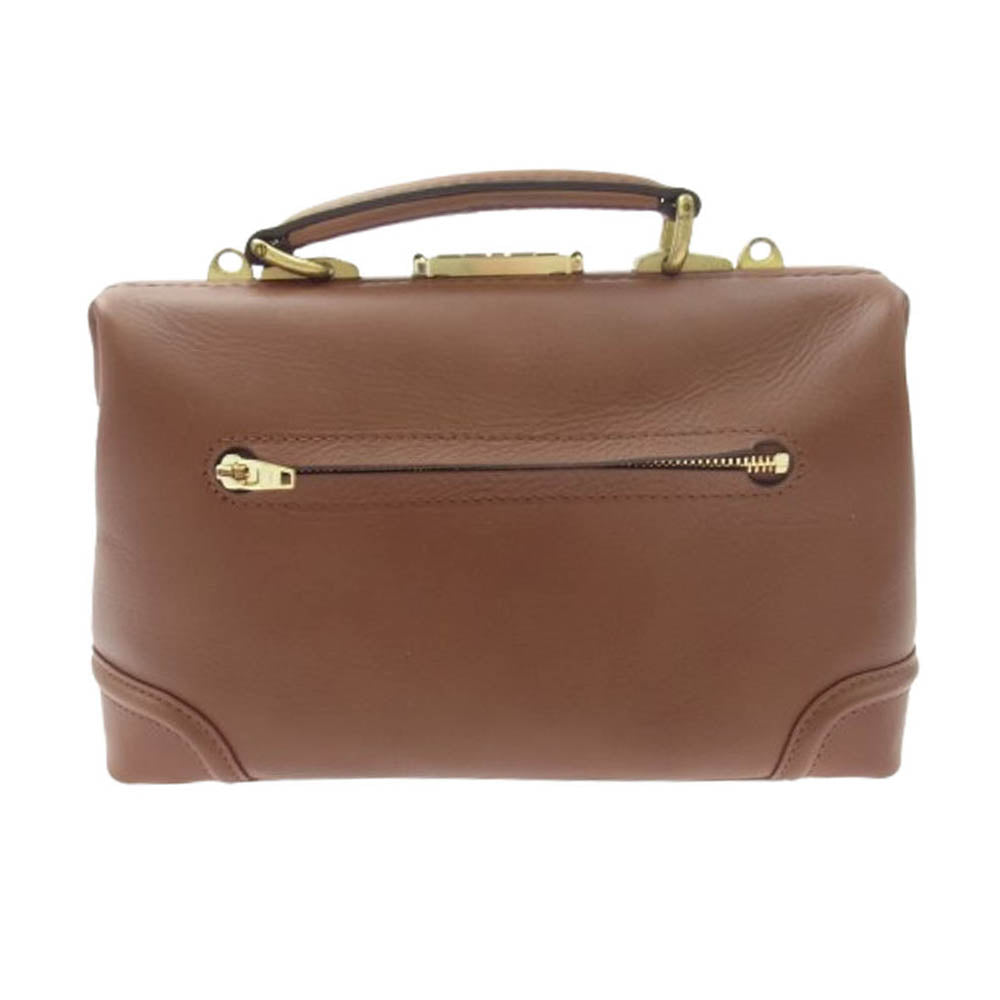 Five Woods ファイブウッズ ミニダレスバッグ PLATEAU プラトウ ハンドバッグ ブラウン系【中古】