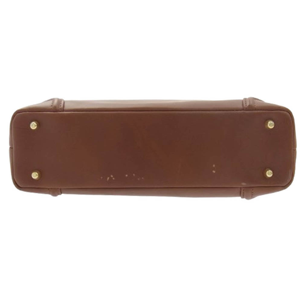 Five Woods ファイブウッズ ミニダレスバッグ PLATEAU プラトウ ハンドバッグ ブラウン系【中古】