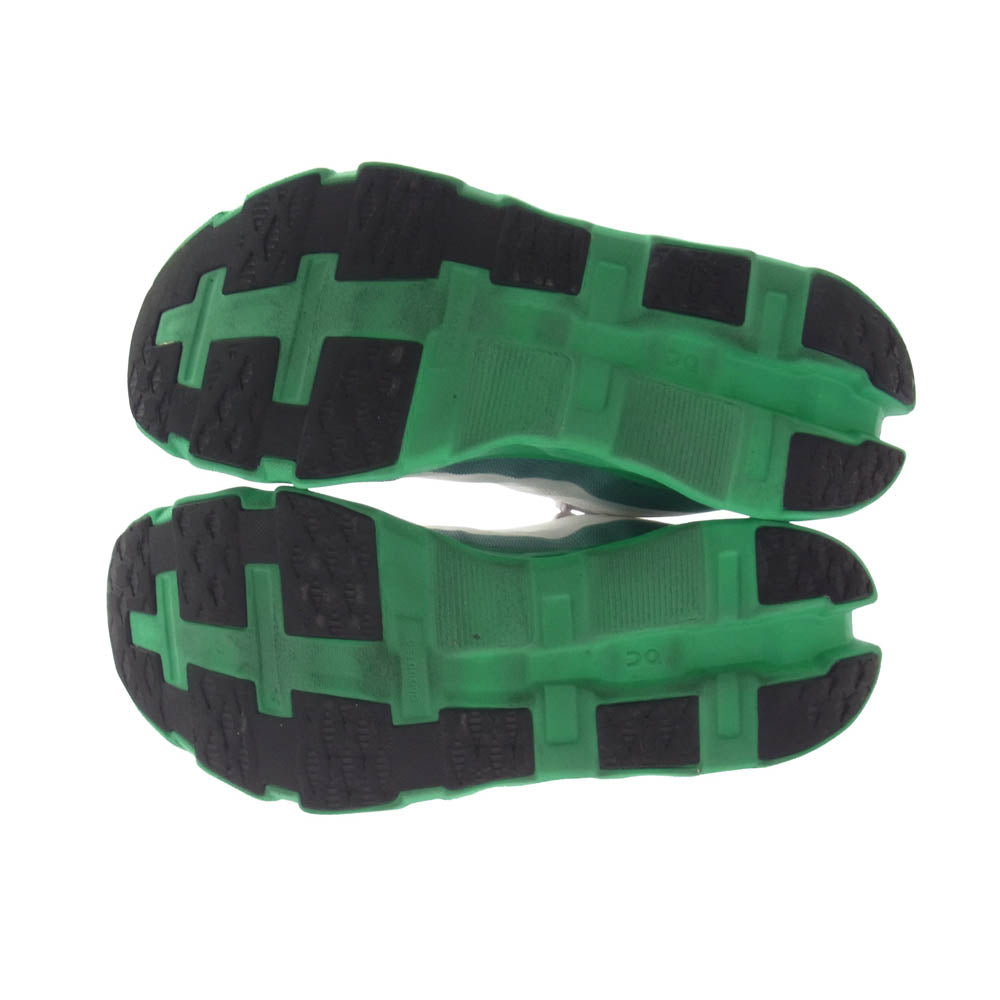 ON オン CLOUD MONSTER HYPER クラウド モンスター ハイパー ランニングシューズ スニーカー ホワイト系 グリーン系 26cm【中古】