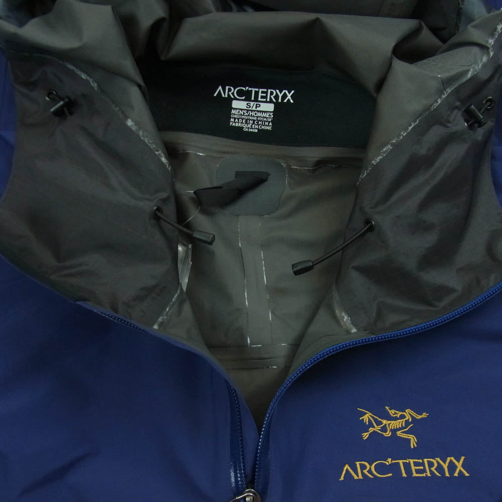 ARC'TERYX アークテリクス 15462 BEAMS ビームス別注 2014年製 BETA SL ベータ マウンテンパーカー シェル ジャケット ブルー系 S【中古】