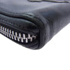 CHROME HEARTS クロムハーツ（原本無） REC F ZIP 3 PTCH セメタリー クロスパッチ ダガージップ ラウンドファスナー ウォレット ブラック系【中古】