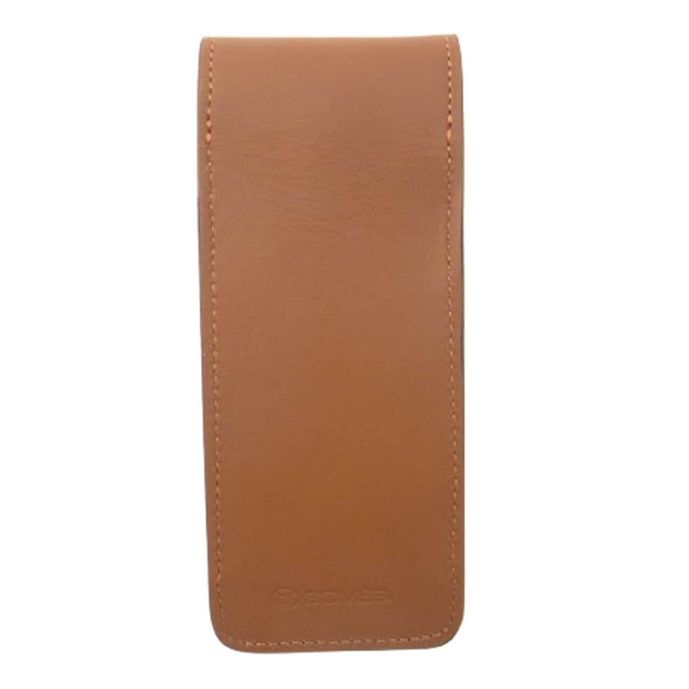 SOMES SADDLE ソメスサドル レザーフラップ ペンケース ブラウン系【極上美品】【中古】