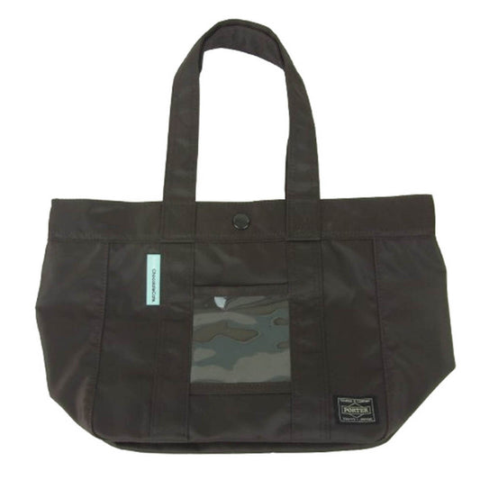 PORTER ポーター 100%chocolate cafe チョコレートカフェ トートバッグ ハンドバッグ ブラウン系【中古】