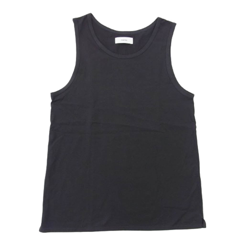 marka マーカ M25B10CS02A ORGANIC COTTON TANK TOP オーガニックコットン タンクトップ ブラック系 2【美品】【中古】