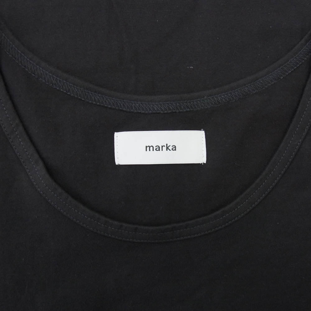 marka マーカ M25B10CS02A ORGANIC COTTON TANK TOP オーガニックコットン タンクトップ ブラック系 2【美品】【中古】