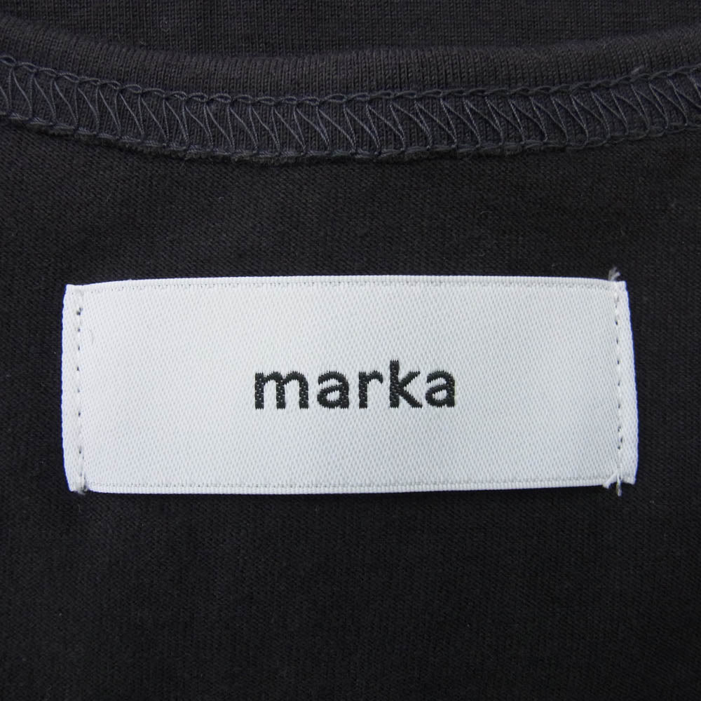 marka マーカ M25B10CS02A ORGANIC COTTON TANK TOP オーガニックコットン タンクトップ ブラック系 2【美品】【中古】