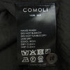 COMOLI コモリ 25SS B01-02014 シルク製品染シャツ ブラック系 2【極上美品】【中古】