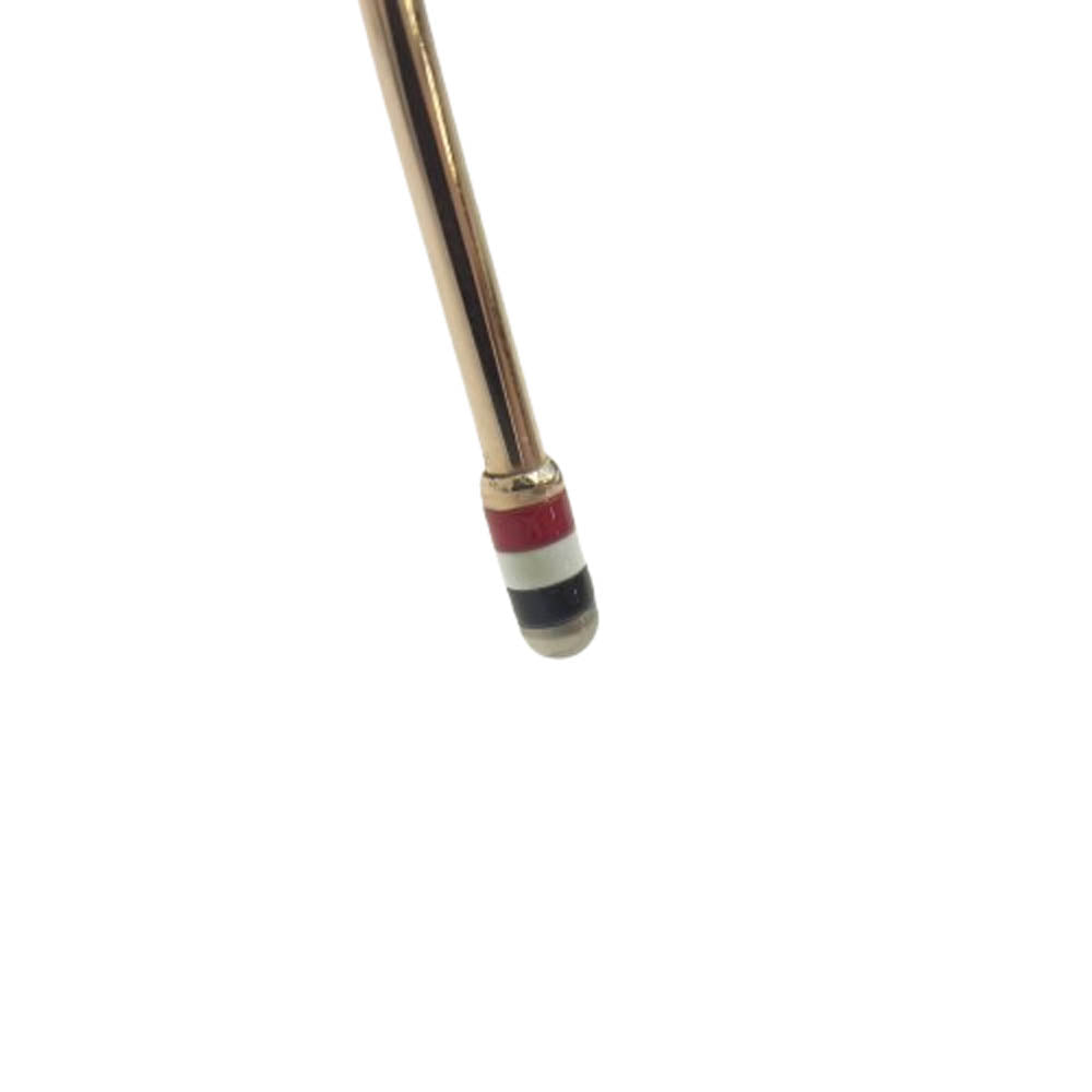 THOM BROWNE トムブラウン TB-701 12K GOLD METAL 度入り 眼鏡 アイウェア メガネ ブラック系 ゴールド系 49□19-150【中古】