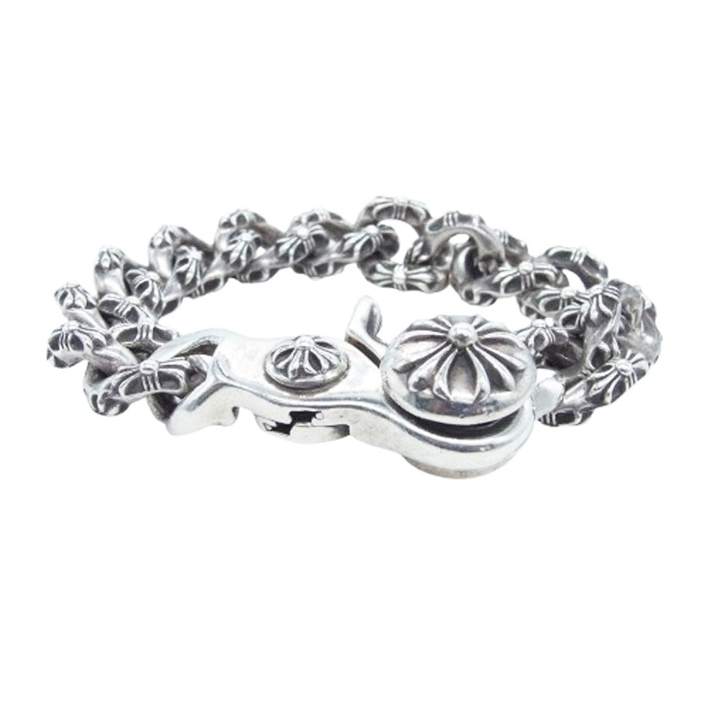 CHROME HEARTS クロムハーツ（原本無） EX FNCY CHN 14LINK エクストラファンシーチェーン クリップ ブレスレット 14リンク シルバー系【中古】