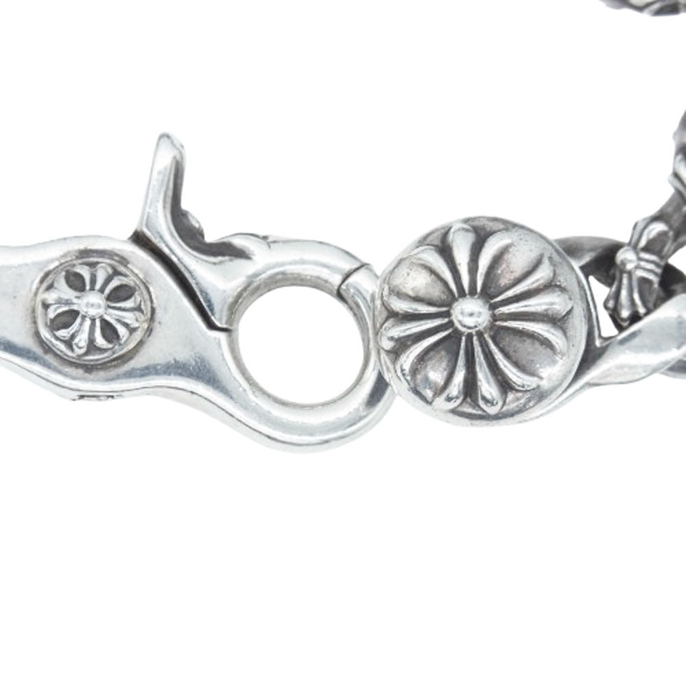 CHROME HEARTS クロムハーツ（原本無） EX FNCY CHN 14LINK エクストラファンシーチェーン クリップ ブレスレット 14リンク シルバー系【中古】