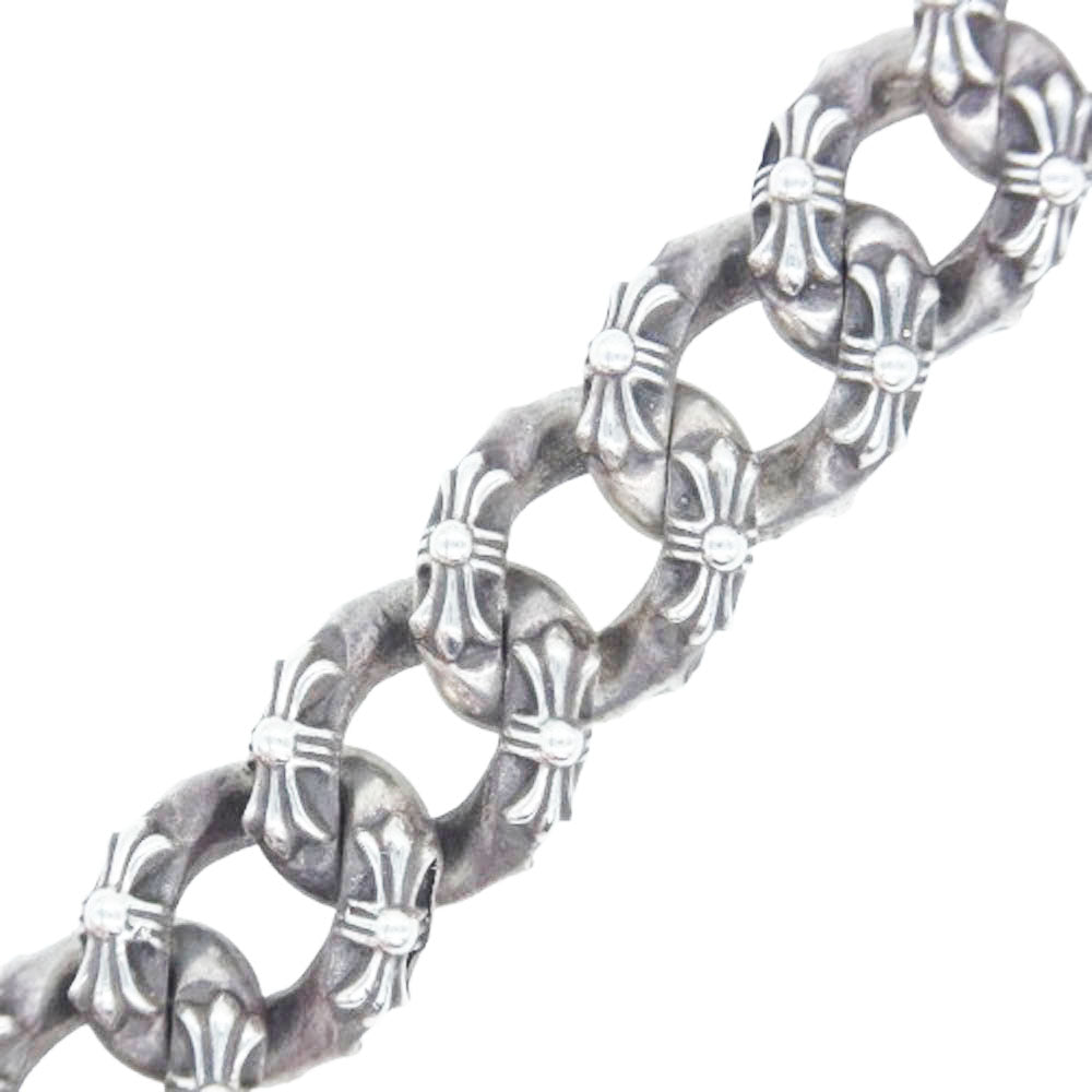 CHROME HEARTS クロムハーツ（原本無） EX FNCY CHN 14LINK エクストラファンシーチェーン クリップ ブレスレット 14リンク シルバー系【中古】
