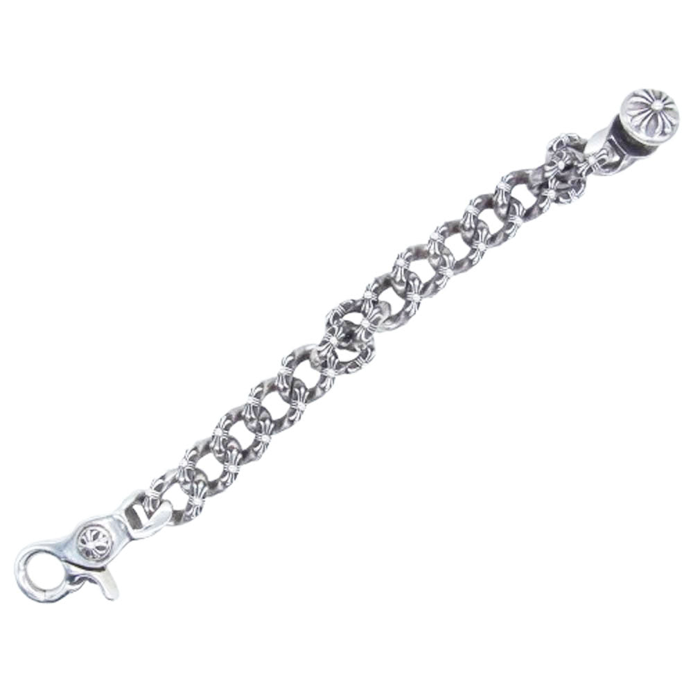 CHROME HEARTS クロムハーツ（原本無） EX FNCY CHN 14LINK エクストラファンシーチェーン クリップ ブレスレット 14リンク シルバー系【中古】