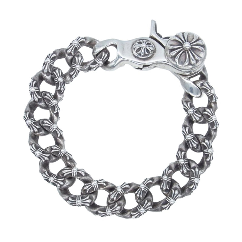 CHROME HEARTS クロムハーツ（原本無） EX FNCY CHN 14LINK エクストラファンシーチェーン クリップ ブレスレット 14リンク シルバー系【中古】
