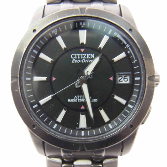 CITIZEN シチズン H110-T010156 ATTESA Eco-Drive アテッサ エコドライブ ソーラー 腕時計 シルバー系【中古】