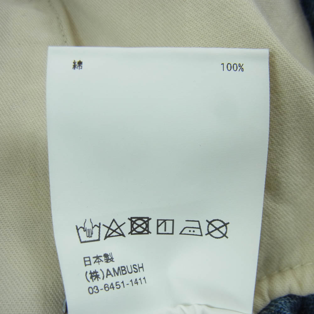 AMBUSH アンブッシュ 12112458 インサイドアウト デニム パンツ インディゴブルー系 1【中古】