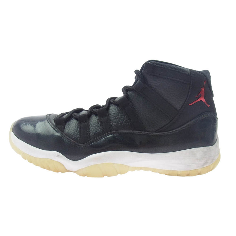 NIKE ナイキ 378037-002 2015年製 AIR JORDAN 11 RETRO AJ11 エアジョーダン11 レトロ スニーカー ブラック系 28cm【中古】