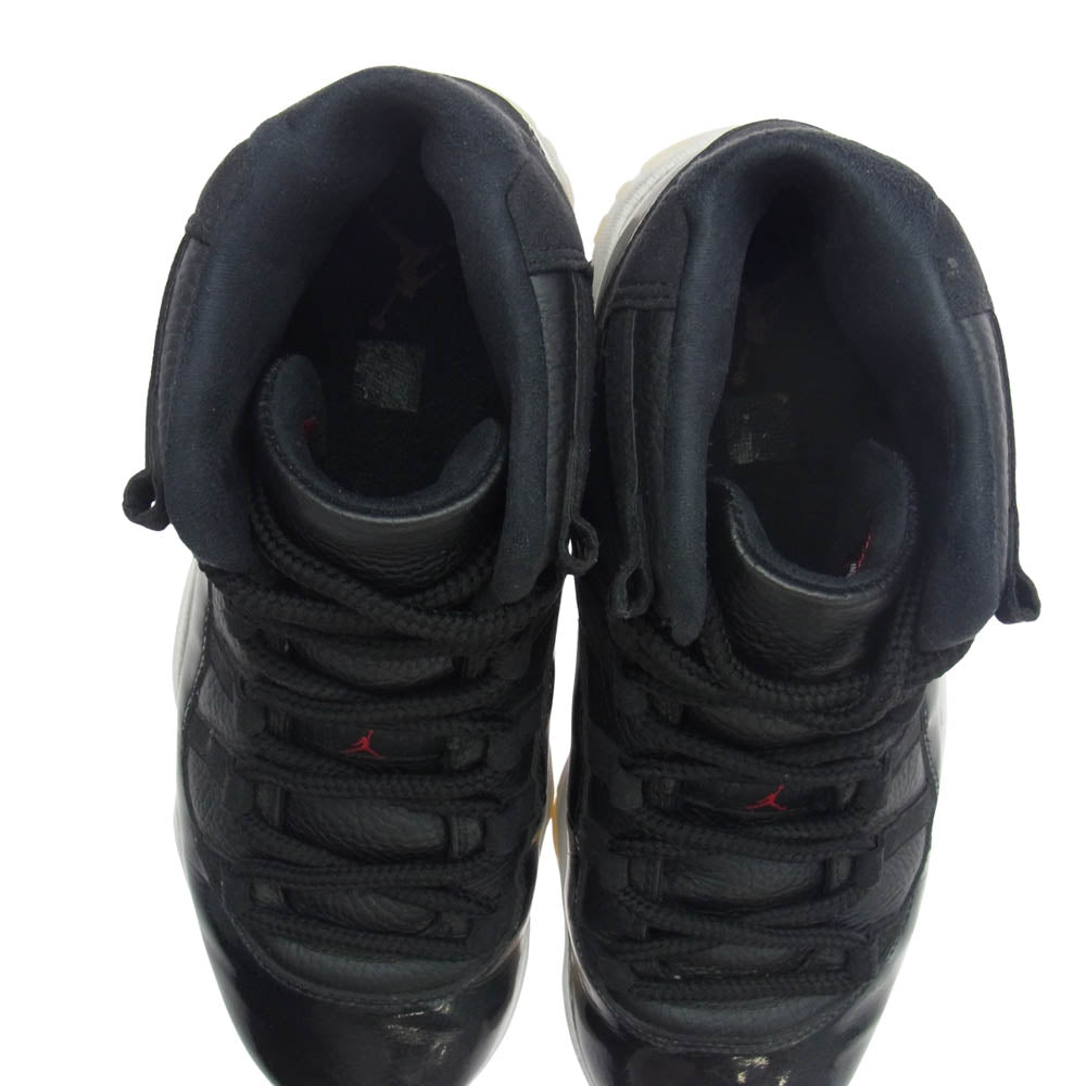 NIKE ナイキ 378037-002 2015年製 AIR JORDAN 11 RETRO AJ11 エアジョーダン11 レトロ スニーカー ブラック系 28cm【中古】