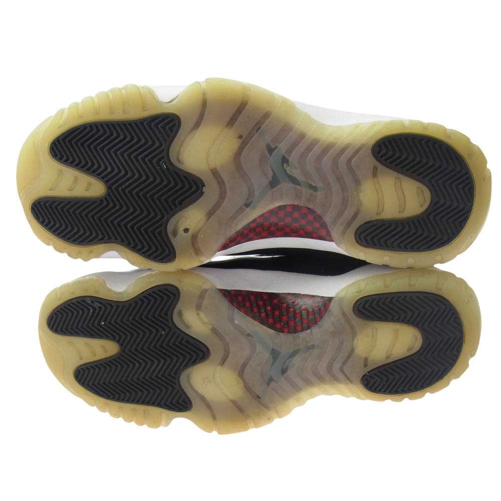 NIKE ナイキ 378037-002 2015年製 AIR JORDAN 11 RETRO AJ11 エアジョーダン11 レトロ スニーカー ブラック系 28cm【中古】