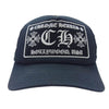 CHROME HEARTS クロムハーツ（原本無） TRUCKER CAP クロスボール CHロゴパッチ メッシュ トラッカー キャップ 帽子 ブラック系【中古】