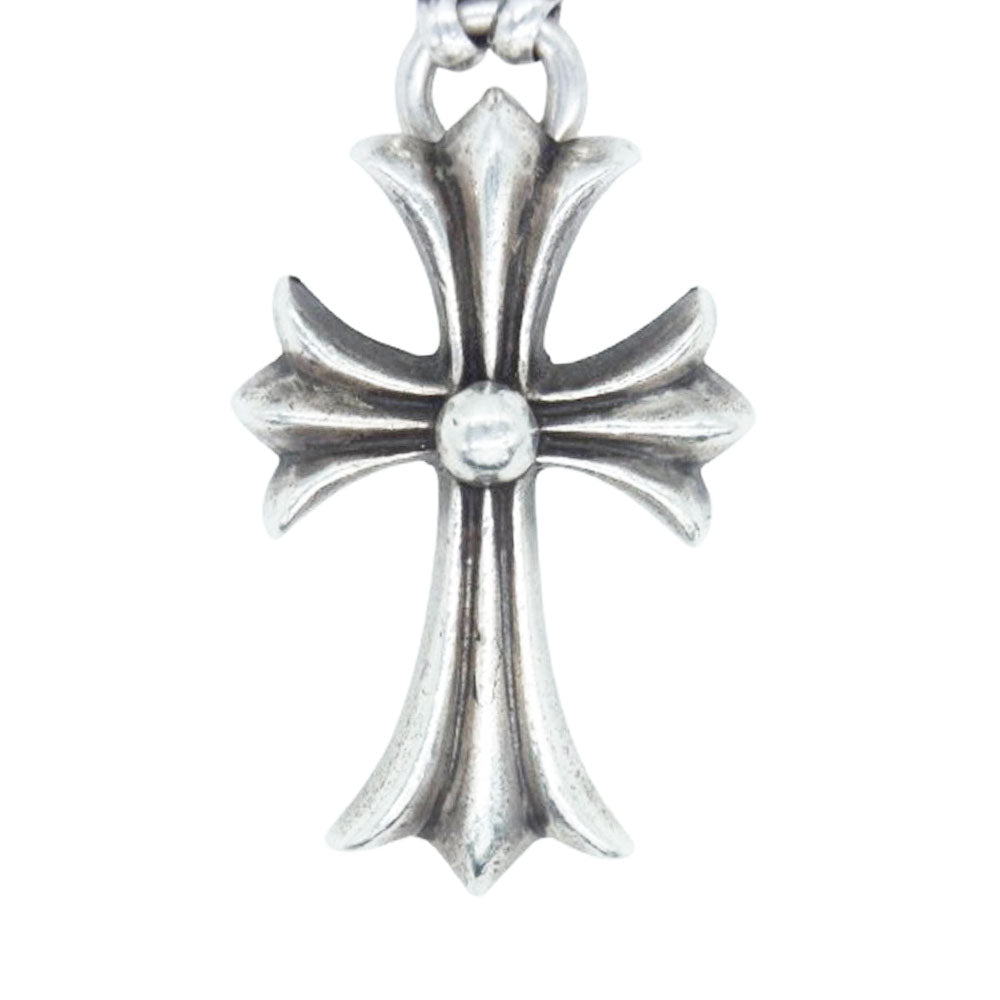 CHROME HEARTS クロムハーツ（原本無） #1 CRSBL CHN SML CH CRS クロスボールチェーン スモールCHクロス ネックレス 20インチ シルバー系【中古】
