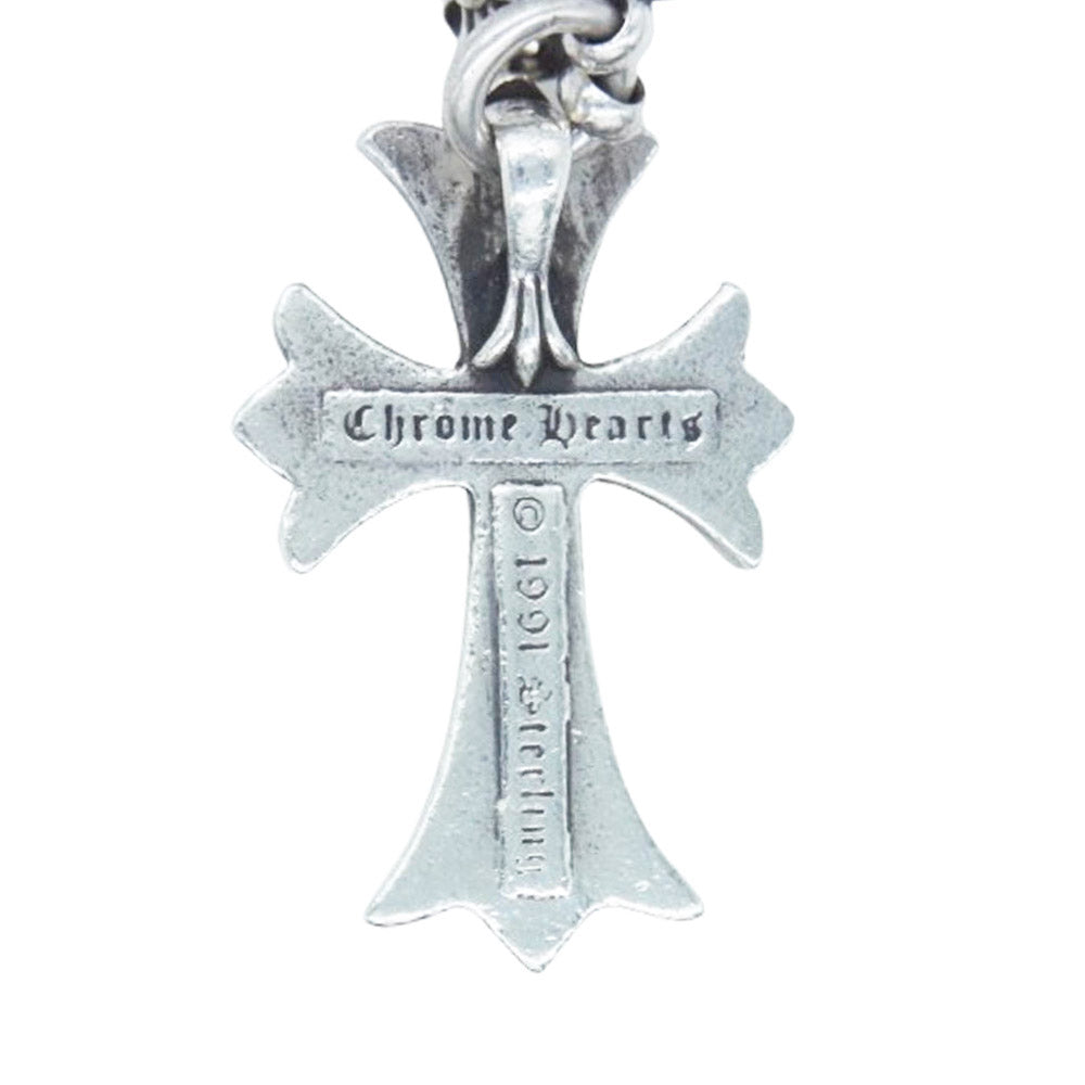 CHROME HEARTS クロムハーツ（原本無） #1 CRSBL CHN SML CH CRS クロスボールチェーン スモールCHクロス ネックレス 20インチ シルバー系【中古】