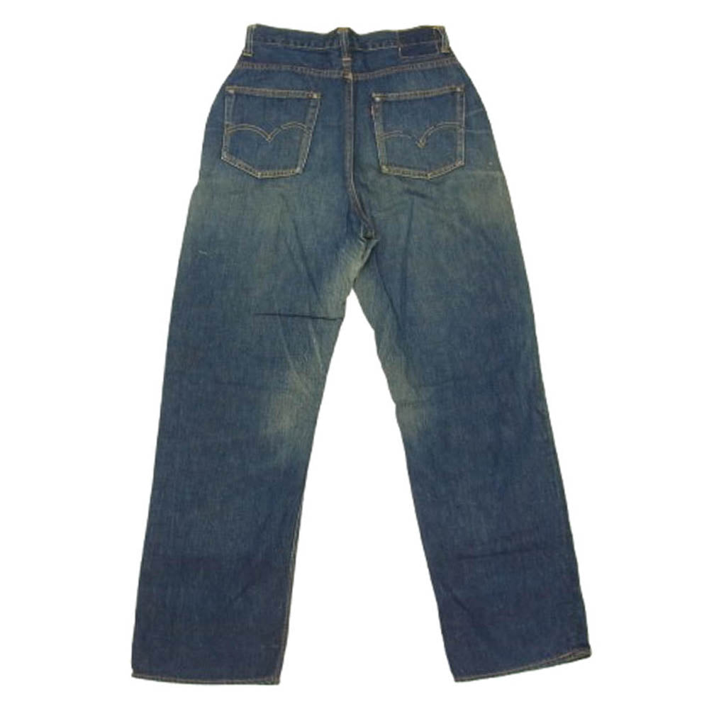 Levi's リーバイス 50s 701XX 片爪コンマ―ジップ 両面タブ ボタン裏ツメ刻 c印 センターループ デニム パンツ インディゴブルー系【中古】